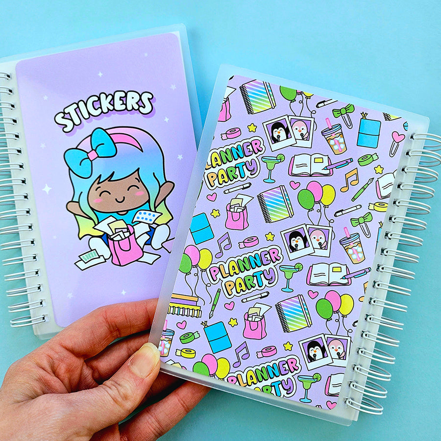 4x6 Luna Planner Party Reusable Sticker Book