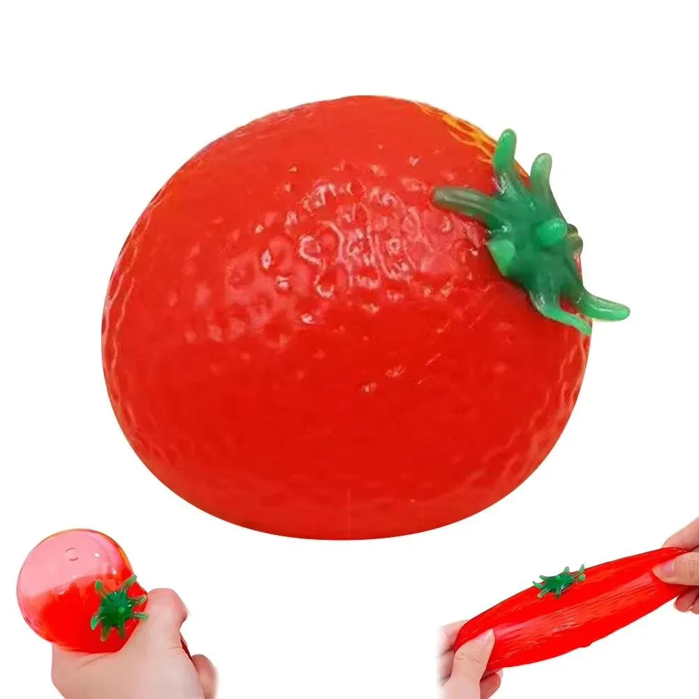 Taba Squishy Cool In Summer Tomatoes Water Balloon | Unbreakable Artificial Fruit Squeeze Toys for Beach Water Fights
